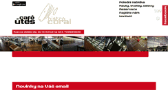 Desktop Screenshot of cafeutes.cz